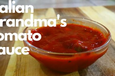 My Italian Grandma's Tomato Sauce Recipe | Red Sauce | Marinara | Pasta Sauce