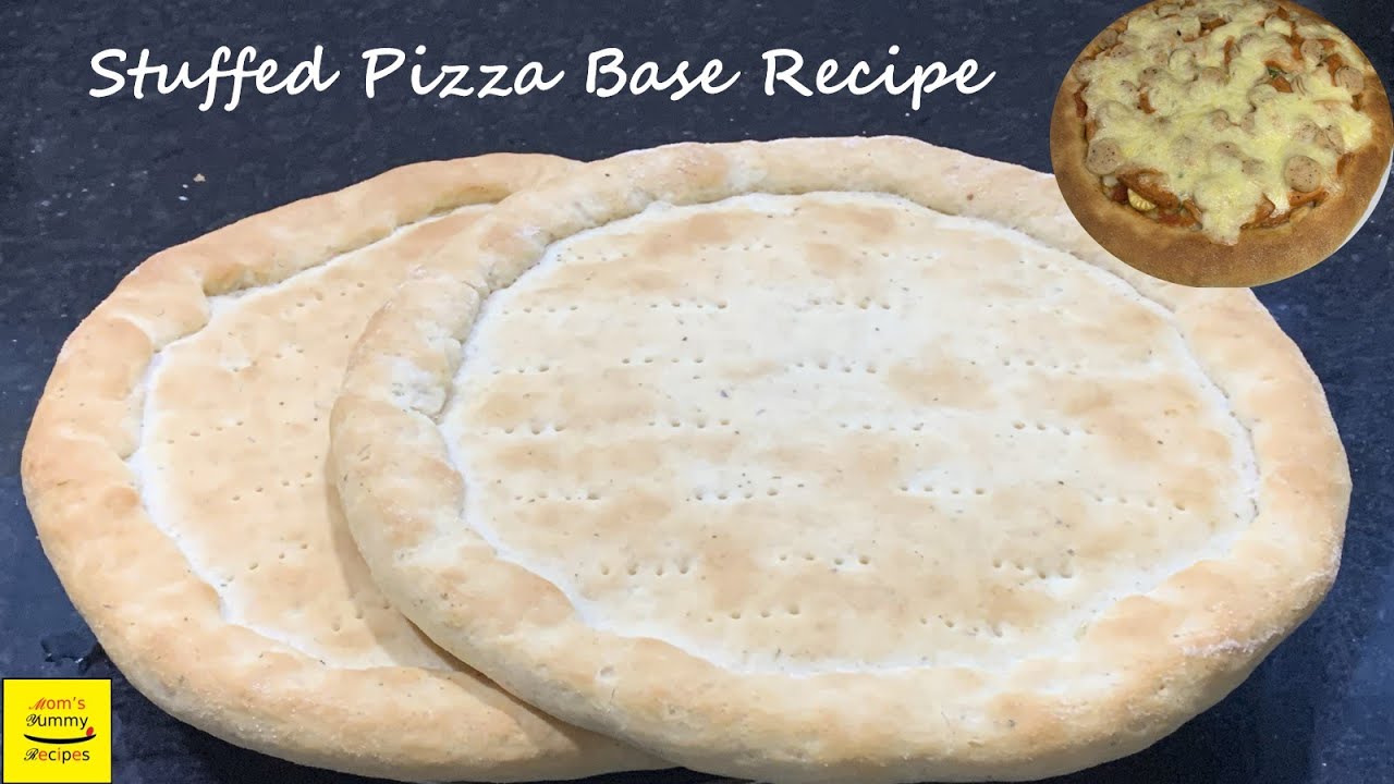 Stuffed Pizza Base Recipe at Home / Whole Wheat Pizza Base Recipe