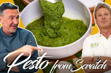 How to Make PESTO from Scratch | Feat. Basil Bob