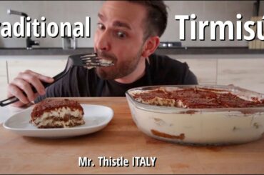 HOW TO MAKE A TRADITIONAL TIRAMISÚ | NO MACHINE NEEDED | BASIC ITALIAN CUISINE