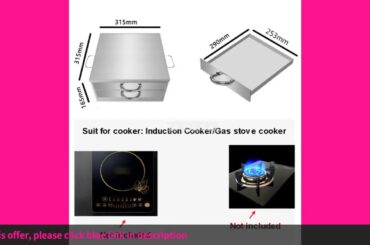 Household 253290mm 2 Layer Stainless Steel Rice Noodle Roll Steamed Bu