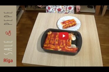 Cannelloni Amalfitani - Sale & Pepe Rīga - gourmet recipe