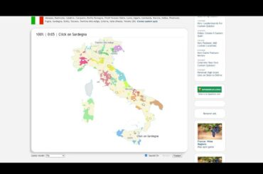 Seterra, Italy: Wine Regions (Pin) - 18s