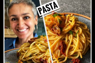 GARLIC PASTA | Spicy garlic tomato pasta | Spaghetti Aglio e Olio | #withme Food with Chetna