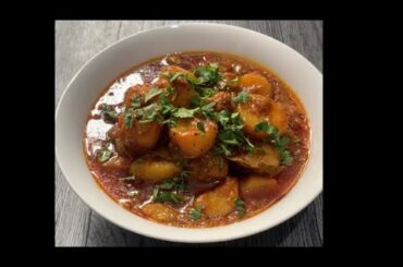 Tastiest Baby potatoes and ajwain curry (V54)