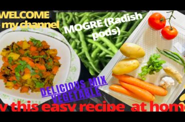How to make mix vegetable| Easy, quick and healthy recipe| Indian Youtuber cooking in Italy|4k video