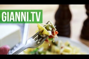 Pasta Primavera: Farfalle with spring vegetables, Italian-American recipe - Gianni's North Beach