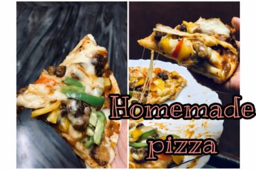 TASTY HOMEMADE PIZZA RECIPE 🍕✌️|SABZZ EDITZ|