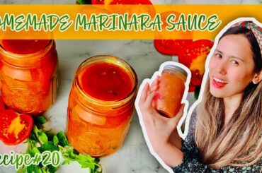TASTY MARINARA SAUCE FROM FRESH TOMATOES(ITALIAN CUISINE)| HOMEMADE TOMATO SAUCE RECIPE:EASY & QUICK