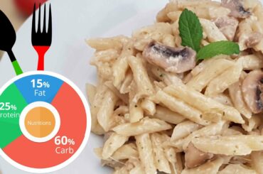 Creamy Mushroom Vegetarian Pasta | Pasta Recipes | Italian Food