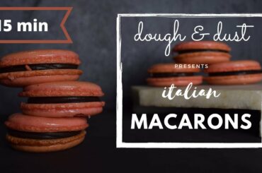 Homemade italian macarons | Quick and Easy recipe.