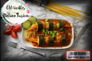 Try Out this Unique Cu-oodles Recipe| Cucumber Noodles| Italian Spaghetti Recipe from our Kitchen|