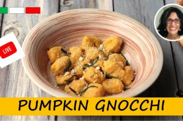 Let's Make Italian Pumpkin Gnocchi Live!