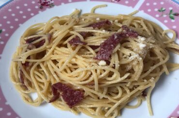 Halal  spagetti Carbonara (italian recipe)
