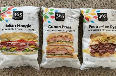 Whole Foods Sandwich Flavored Chips Review: Italian Hoagie, Cuban Press, and Pastrami on Rye
