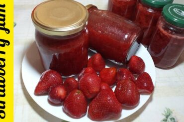 strawberry jam,how to make jam,strawberry jam recipe Italian chef khan🌹
