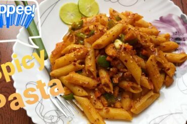 Spicy chicken pasta |Italian style| home cooking