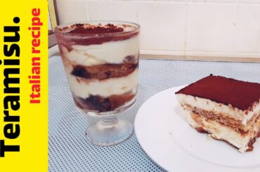 Original Italian Eggless Tiramisu Recipe - How to make eggless tiramisu