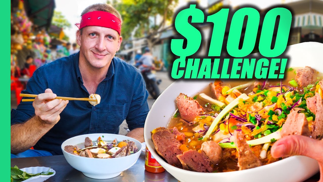 Vietnam $100 Street Food Challenge!! Best Street Food in Saigon!!! Vietnam $100 Street Food Challenge!! Best Street Food in Saigon!!!