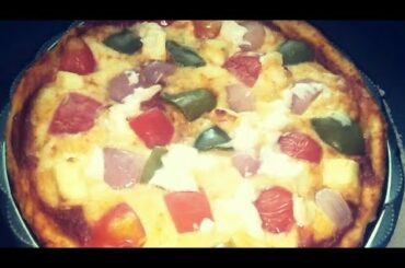 Pizza recipe without oven and without yeast in hindi.. ||COOK WITH ME||