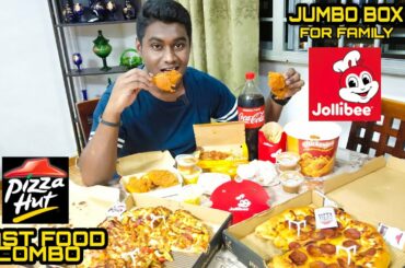 Fast Food Jumbo Box And Pizza | Combos For Family | Hussainvlogs