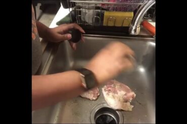 Herb Roasted Chicken Thighs in a Creamy Wine Sauce