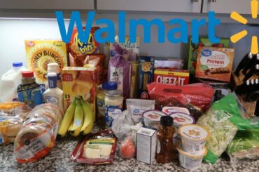 Walmart Grocery haul/ Weekly Meal plan/ Ms. Jennifer's Life