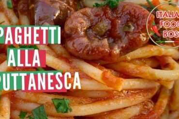 Spaghetti alla Puttanesca Recipe - Authentic Italian pasta!