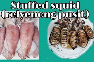 No Meat Stuffed Squid || relyenong pusit || resh elle