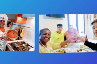 #StayHome #WithMe! #MUKBANG WITH ITALIAN-NIGERIA FAMILY