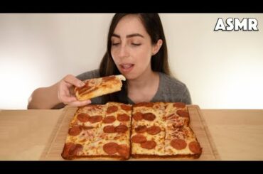 Pepperoni Pizza Deep Dish Mukbang [ASMR Eating]