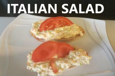 THE BEST HOMEMADE ITALIAN SALAD RECIPE.