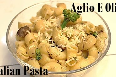 Aglio E Olio Recipe Vegan | Italian Pasta Recipe Vegetarian | Easy to make Pasta at Home
