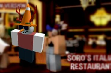 Visiting a Weird Restaurant||Soro's Italian Restaurant Roblox