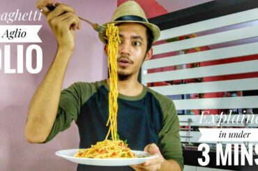 Quick Aglio Olio in under 3 mins! [Simplified Version] | Faiz Cooks Everything