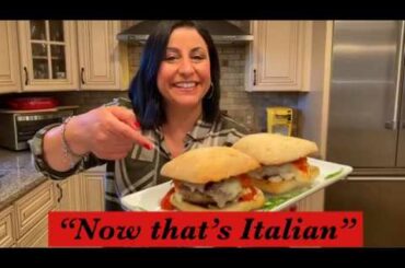Italian stuffed Cheeseburgers!