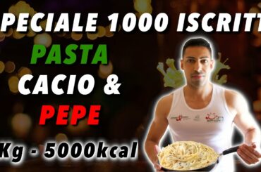 Food Challenge | 1Kg Pasta Cacio & Pepe | Italian man vs. food  -  ALE MORNATA