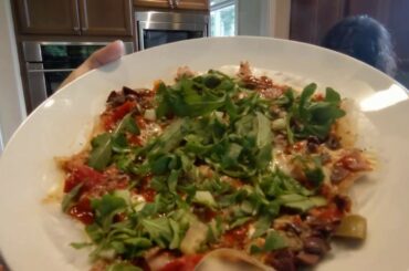 How to make Pizza using rice paper - using Italian toppings with Franchine Ninh