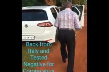 Back from Italy tested negative