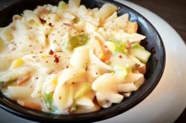 ITALIAN WHITE SAUCE PASTA | NO CHESSE WHITE SAUCE PASTA | PASTA RECIPE