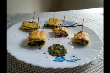 French Style Spinach Ricotta Pancake Recipe