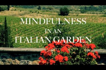 MINDFULNESS IN AN ITALIAN VEGETABLE GARDEN, TUSCANY