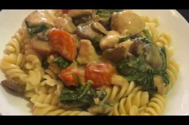 Delicious Italian Cream Sauce Pasta