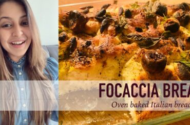 Focaccia Bread Recipe/Easy Italian Bread Recipe