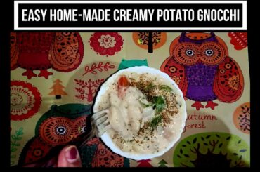 Lets Cook With Anu | Easy Home-Made Potato Gnocchi | Creamy Sauce | Italian Recipe