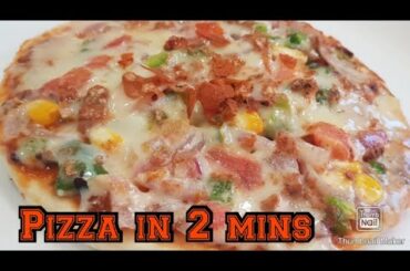 Pizza recipe | Tawa pizza | veggie pizza | italian | cheesy pizza | by Humaira