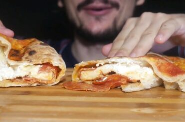 MUKBANG ITA | PIZZA NAPOLETANA CALZONE SALAME PICCANTE EATING SHOW ITALIANO *ASMR CIBO ITA WISPERING