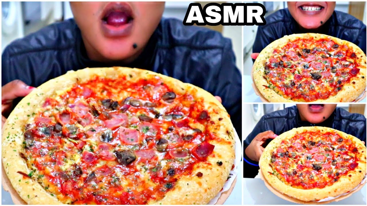 ASMR ITALIAN HOMEMADE PIZZA MUKBANG ASMR ITALIAN HOMEMADE PIZZA MUKBANG