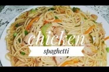 Tasty Spaghetti Recipe | Chicken vegetable Spaghetti Easy Recipe by (Pakistani UAE Mom)