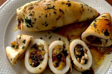 Stuffed calamari - Eolie Islands’ recipe